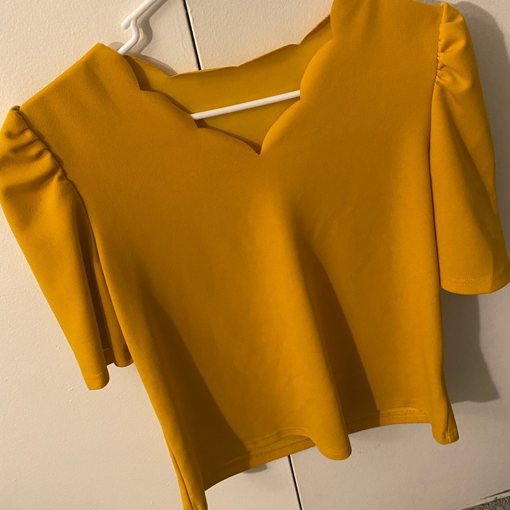Mustard Blouse